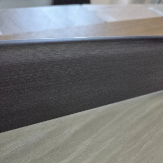Plinta decorativa Brushed Gray WP10 14x79x2000 mm din Polimer Dur