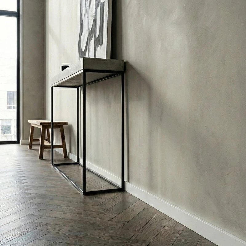 Plinta polimer dur MD008 8x1.7x200 cm, minimalista, alba, vopsibila