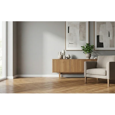 Plinta decorativa alba MD004 vopsibila MARDOM DECOR
