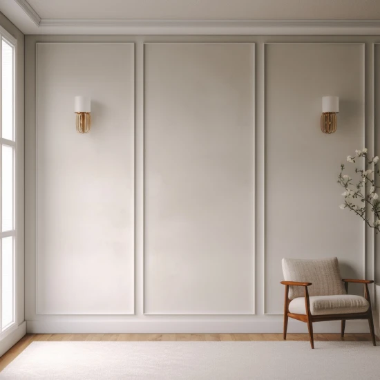 Plinta duropolimer MD009 10x1.7x200 cm, moderna, alba, vopsibila