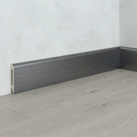Plinta WP10 1.4 X 7.9 X 200 cm, Brushed Gray, Polimer Dur