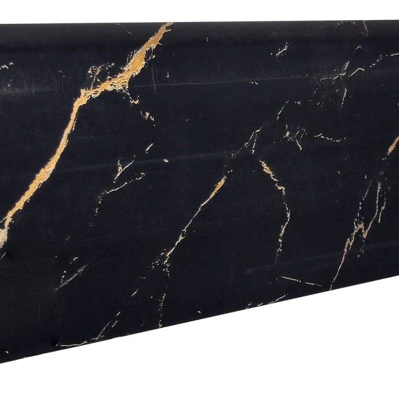 Plinta decorativa Gold Black WP09 14x79x2000 mm din Polimer Dur
