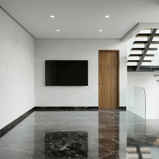 Plinta decorativa Gold Black WP09 14x79x2000 mm din Polimer Dur