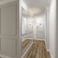 Plinta decorativa 14.4x1.5x200 cm, polimer rigid, alba, vopsibila, Mardom MD361
