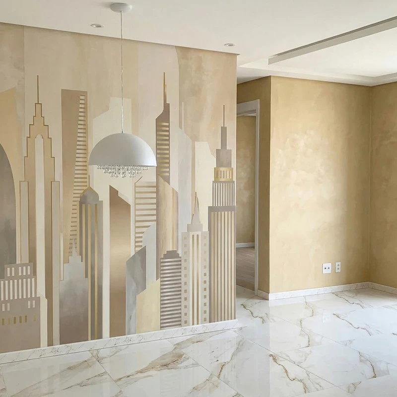 Plinta decorativa Gold White WP08 14x79x2000 mm, aspect marmura Calacatta Gold din Polimer Dur