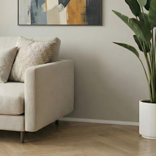 Plinta duropolimer MD001 200 X 2.1 X 2.1 cm, Mardom Decor, mica, sfert de cerc