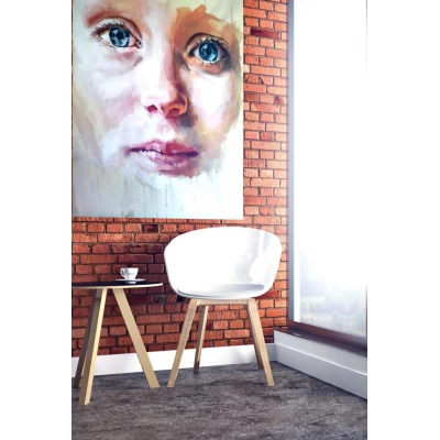 Plintă înaltă MD013 polimer rigid alb 10x1x200 cm, design minimalist MARDOM DECOR