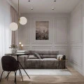 Plinta decorativa 12x1.5x200 cm, polimer dur, alba, vopsibila, Mardom MD095, eleganta
