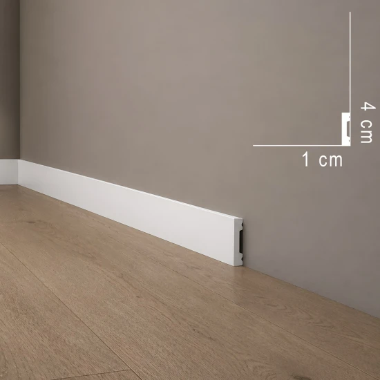 Plinta minimalista 4 x 1 x 200 CM Duropolimer, MD011 Mardom Decor