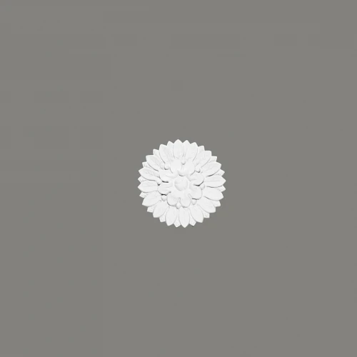 Rozetă B3002, decor floral detaliat, perete si tav Rozetă B3002, decor floral detaliat, perete si tavan, poliuretan, 15,5 cm