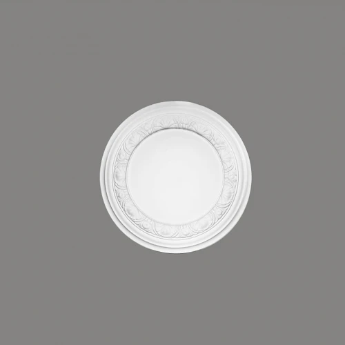 Rozetă decorativă B3014, rotunjită, 32 cm, poliuretan