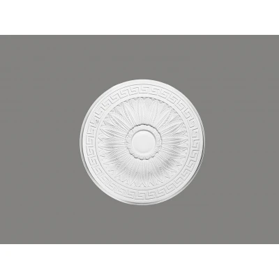 Rozeta clasica, model floare, din poliuretan alb, 51,4 cm, B3020 MARDOM DECOR