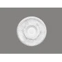 Rozeta clasica, model frunze, poliuretan, alba, 59,6 cm, B3047