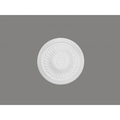 Rozeta clasica, medie, poliuretan alba, 38 cm, B3029 MARDOM DECOR