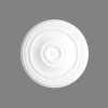 Rozeta din poliuretan, 52,6 cm, alba, B3025
