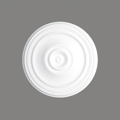 Rozeta din poliuretan, 52,6 cm, alba, B3025 MARDOM DECOR