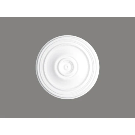 Rozeta din poliuretan, 52,6 cm, alba, B3025