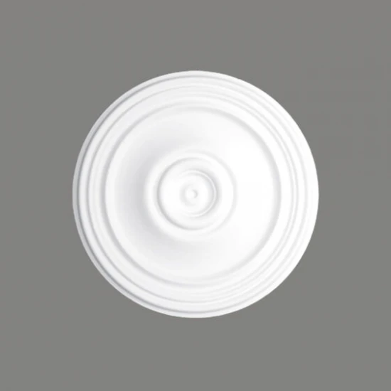 Rozeta din poliuretan, 52,6 cm, alba, B3025