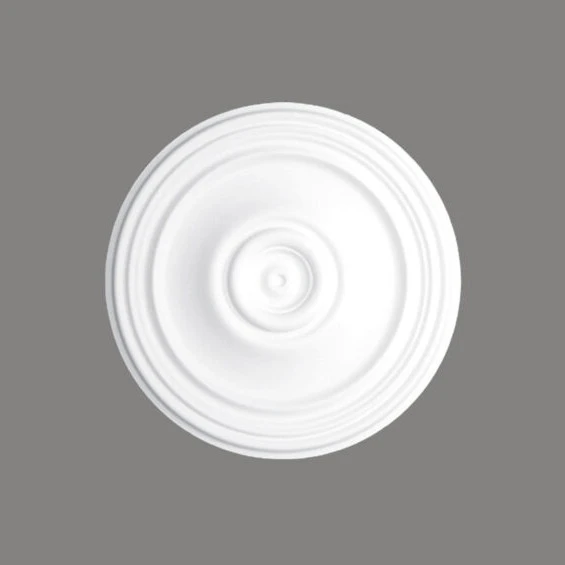 Rozeta din poliuretan, 52,6 cm, alba, B3025