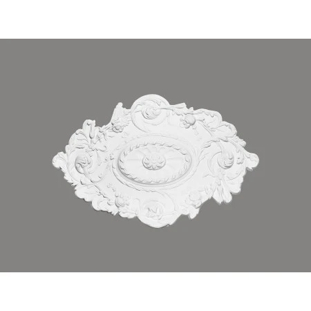 Rozetă Tavan B2021, Design Oval, Ornamente Florale, Elegant