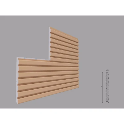 Termosistem decorativ FPTD01 dimensiuni 500x40x2000mm Fabrica de profile