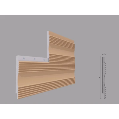 Termosistem decorativ FPTD03 dimensiuni 500x40x2000mm Fabrica de profile