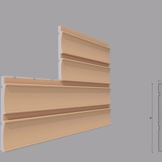Termosistem decorativ FPTD04 dimensiuni 500x40x2000mm