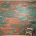 Vopsea decorativa cu efect de cupru oxidat-Verderame