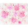 Perete  Floral Artificial White-Pink 40X60cm