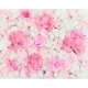 Perete  Floral Artificial White-Pink 40X60cm