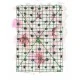 Perete floral artificial alb tergal 40x60 cm