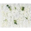 Perete floral artificial alb tergal 40x60 cm