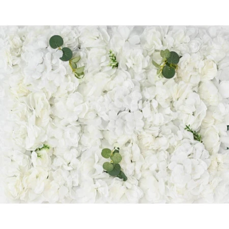 Perete floral artificial alb tergal 40x60 cm Vert Espace
