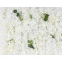 Perete floral artificial alb tergal 40x60 cm