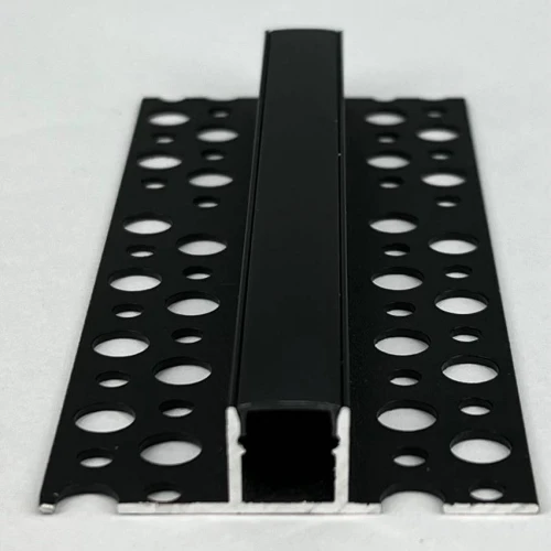 Profil aluminiu pentru banda LED 2m 53 mm x 13 mm negru