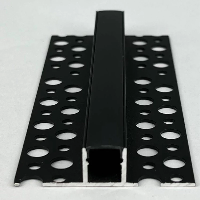 Profil aluminiu pentru banda LED 2m 53 mm x 13 mm negru