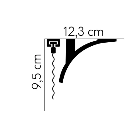 Profil LED Masca Galerie QL011
