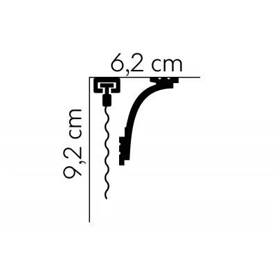 Cornisa masca galerie MD111 MARDOM DECOR