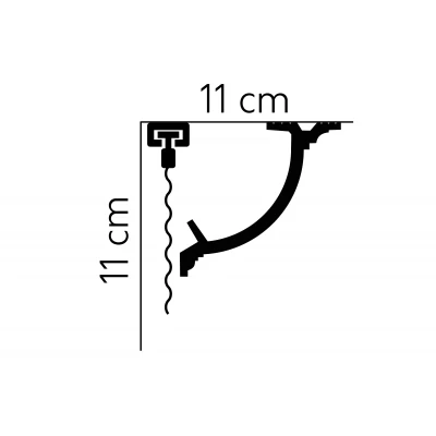 Cornisa masca galerie QL027 MARDOM DECOR