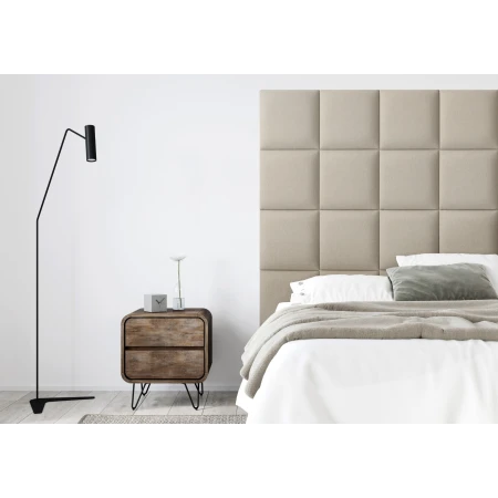 Panou tapitat BASIC 01-Patrat crem SO30 30x30