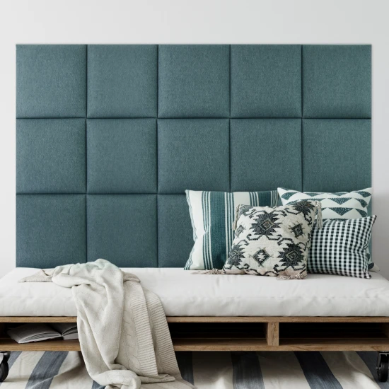 Panou tapitat BASIC 01-Patrat albastru SV37 30x30