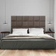 Panou tapitat BASIC 01-Patrat maro F20 30x30