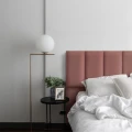 Panou tapitat BASIC 01-Dreptunghi roz MV63 60x30
