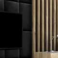 Panou tapitat BASIC 01-Dreptunghi negru MV99 60x30