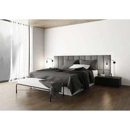 Panou tapitat BASIC 01-Dreptunghi gri SO11 60x30 Stegu