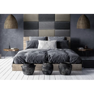 Panou tapitat BASIC 01-Dreptunghi gri SO99 60x30 Stegu