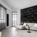 Panou tapitat BASIC 01-Dreptunghi negru MV99 60x30
