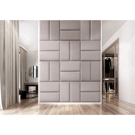 Panou tapitat BASIC 01-Dreptunghi roz F11 60x30