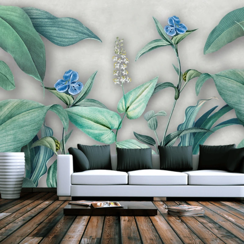 Fototapet fara imbinari Beautiful Tropics With Flowers