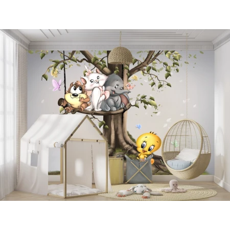 Tapet fara imbinari Cute Friends Premier Decor